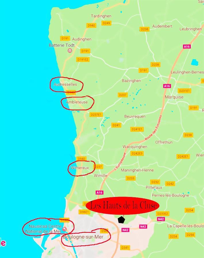 Les Hauts De La Cluse Wimille Eksteriør billede